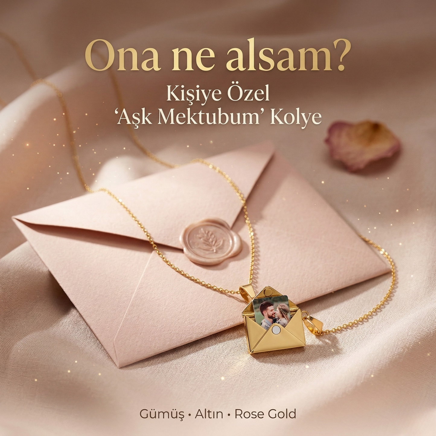 Aşk Mektubum Kolye